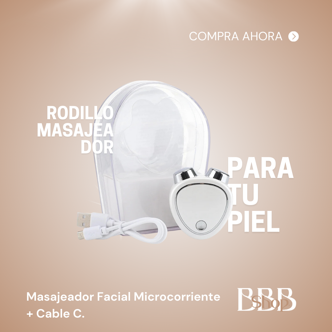 Dispositivo de Rejuvenecimiento Facial con Microcorriente y Estimulación Muscular