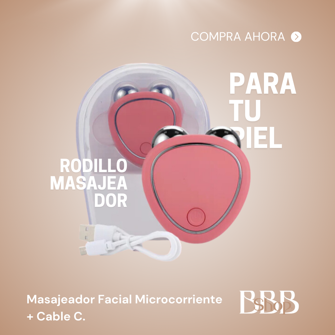 Dispositivo de Rejuvenecimiento Facial con Microcorriente y Estimulación Muscular